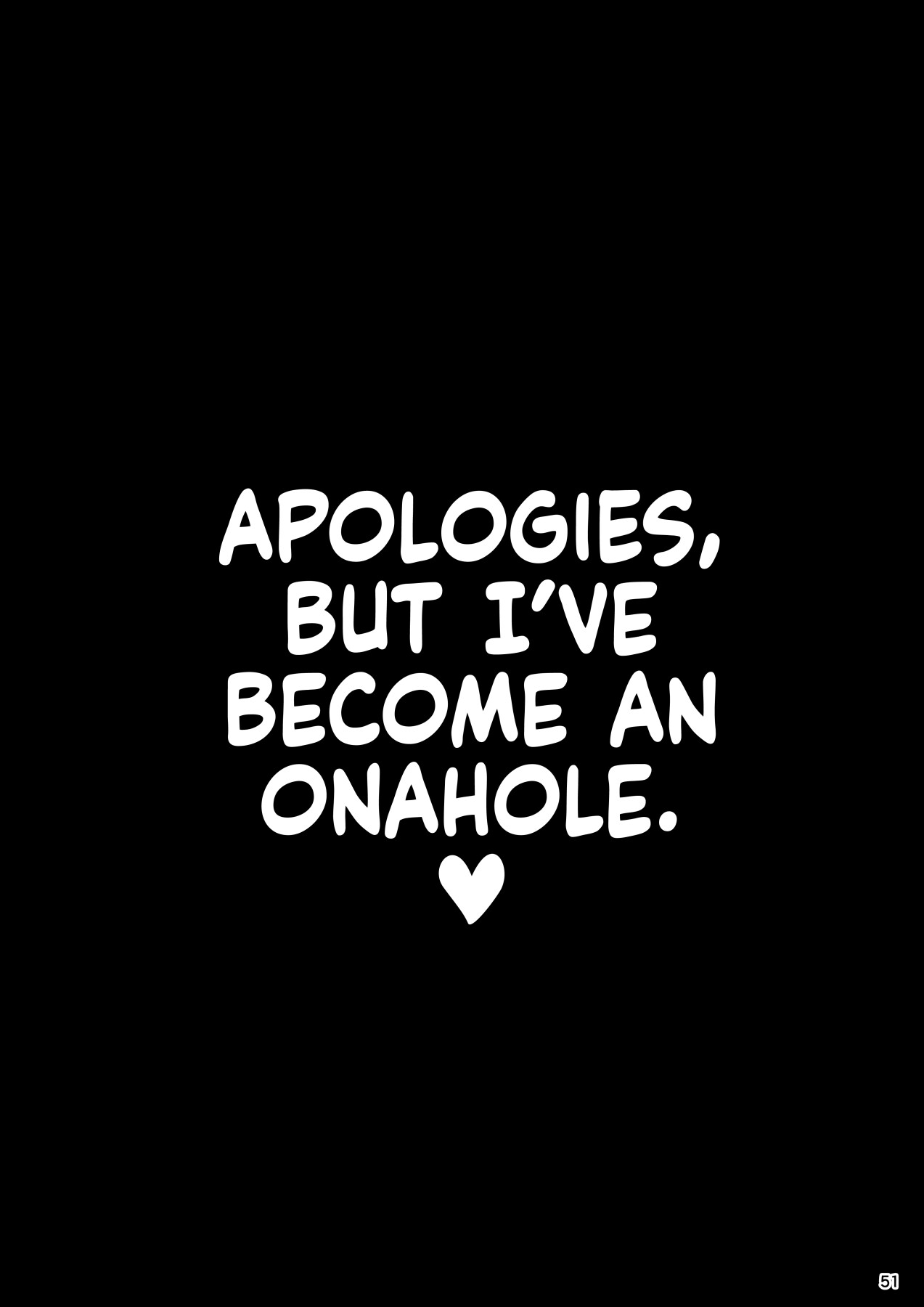 Hentai Manga Comic-My Apologies. Despite Being Diligently Raised as a Human, Apologies, But I've Become An OnaholeDespite Being Diligently Raised as a Human, I've Become An Onahole-Read-52